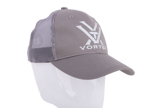 Vortex Optics Logo Cap in Stone is made of cotton and polyester.